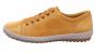 Preview: Sportlich, bequemer Damenschnürhalbschuh Gruppe: TANARO  Verschluss: Schnürung Schuhkategorie: Halbschuhe, Sneaker Funktionen: Wechselbare Einlegesohle Absatzhöhe: 30 mm Geschlecht: Damen Obermaterial: Veloursleder Farbe: gelb Innenfutter: Textilfutter We