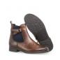 Preview: Farbe: braun  Obermaterial: Glattleder Innenfutter: Textilfutter Schafthöhe: 14 cm  Absatzform: Blockabsatz