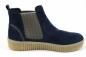 Preview: Farbe: blau hochwertiges Veloursleder flexible Laufsohle weicher Gehcomfort Decksohle aus Textil herausnehmbares Fußbett