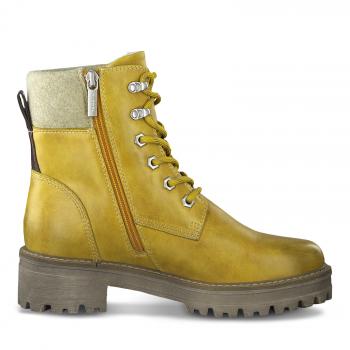 Schnürstiefel, Schafthöhe: 13.5 cm Absatztyp: kein Absatz Absatzhöhe: 45 mm Decksohle: Textil Obermaterial: Materialmix aus Textil und Synthetik Schuhspitze: rund Innenmaterial: Materialmix aus Textil und Synthetik Verschluss: Reißverschluss, Schnürung Wa