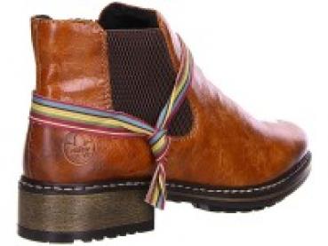 Damenstiefelette, Farbe: braun Obermaterial: Lederimitat Innen: Warmfutter Innenlaufsohle: Textil (Filz) Absatz: 3cm Verschluss: Reißverschluss Schafthöhe: 11cm randgenäht - machartbedingt kann durch die Naht Feuchtigkeit eindringen