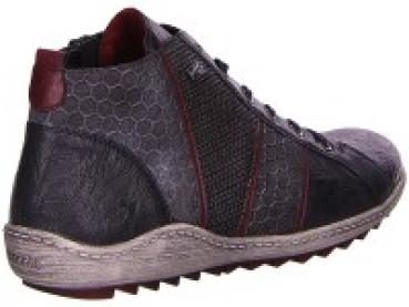 Remonte Sneaker,Farbe: grau Obermaterial: Leder + Lederimitat Innen: leicht wärmendes Textilfutter (Fleece) Innenlaufsohle: Textil (Filz) Schafthöhe: 8cm Verschluss: Schnürung, Reißverschluss Remonte-Tex lose Einlagen