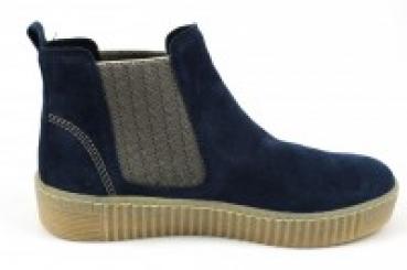Farbe: blau hochwertiges Veloursleder flexible Laufsohle weicher Gehcomfort Decksohle aus Textil herausnehmbares Fußbett