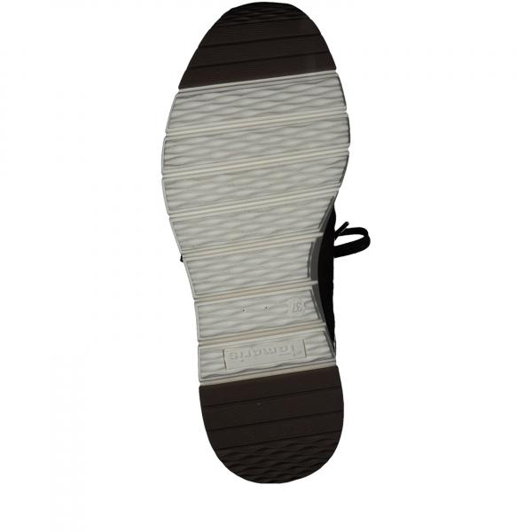 sportlicher Schnürhalbschuh aus Leder in der Farbe braun