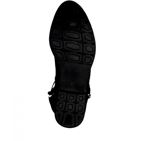 Schafthöhe: 39 cm Absatztyp: Blockabsatz Absatzhöhe: 30 mm Decksohle: Textil Obermaterial: Materialmix aus Leder und Synthetik Schuhspitze: rund Innenmaterial: Materialmix aus Textil und Synthetik Verschluss: Reißverschluss Farbe: schwarz