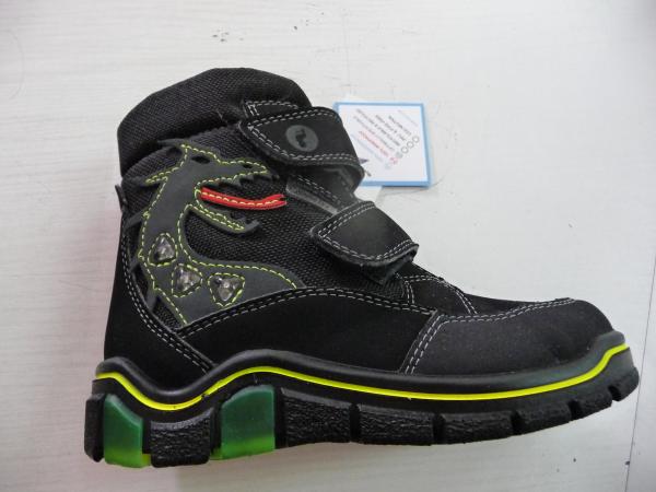 Kinderwinterboots,Verschluss:	Klettverschluss Zielgruppe:	Jungen Farbe:	Schwarz Dichtmembran:	Sympatex Decksohle:	Einlegesohle Vildona warm Laufsohle:	TPU/PU Futtermaterial:	Warmfutter Material:	Kent/Poco