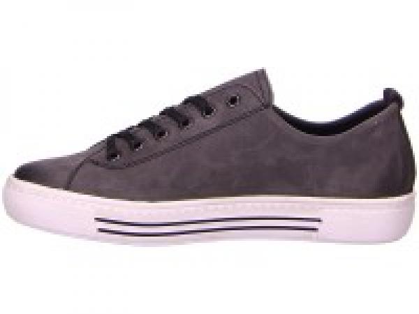 modischer Sneaker, Farbe: grau Obermaterial: Nubukleder Innen: Textil Innenlaufsohle: Textil Verschluss: Schnürung Absatz: flach lose Einlagen Features: remonte softfoam