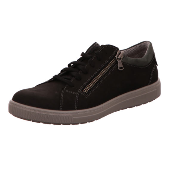 Farbe:schwarz Obermaterial: Leder Breite: H Innenmaterial: Leder Innensohle: Leder Verschluß: Schnürung Weite: normal Sohle: Gummi