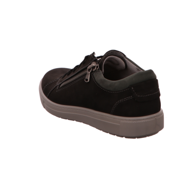 Farbe:schwarz Obermaterial: Glattleder Innenmaterial: Stoff Material: Echtes Leder Verschluß: Reißverschluss Weite: normal Sohle: Gummi
