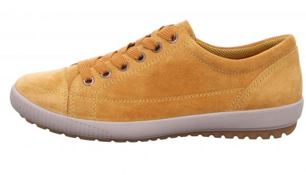 Sportlich, bequemer Damenschnürhalbschuh Gruppe: TANARO  Verschluss: Schnürung Schuhkategorie: Halbschuhe, Sneaker Funktionen: Wechselbare Einlegesohle Absatzhöhe: 30 mm Geschlecht: Damen Obermaterial: Veloursleder Farbe: gelb Innenfutter: Textilfutter We