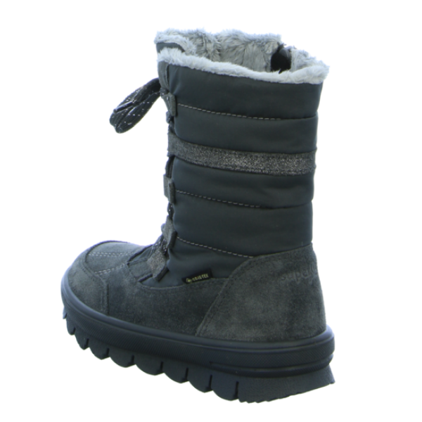 Artikelnr.: 1-009217-2000 Farbe:grau Obermaterial:Velourleder/Textil Innenmaterial: Warmfutter Sohle: flexible Laufsohle Absatz: 2-4 c Sohle: Kunststoff