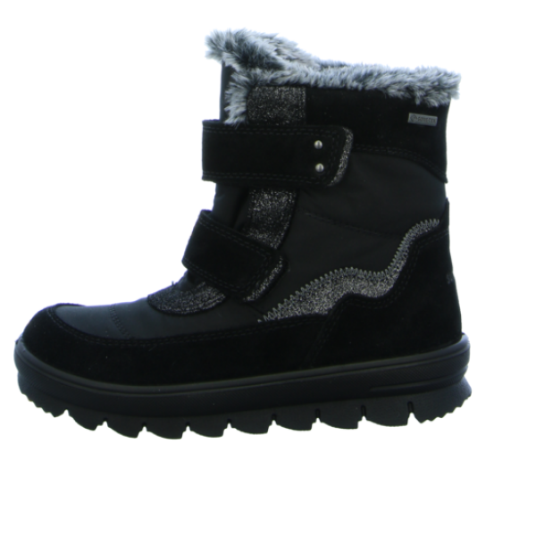 FARBEN: SCHWARZ OBERMATERIAL. RAUHLEDER FUTTER: Warmfutter GORE-TEX WEITE: M