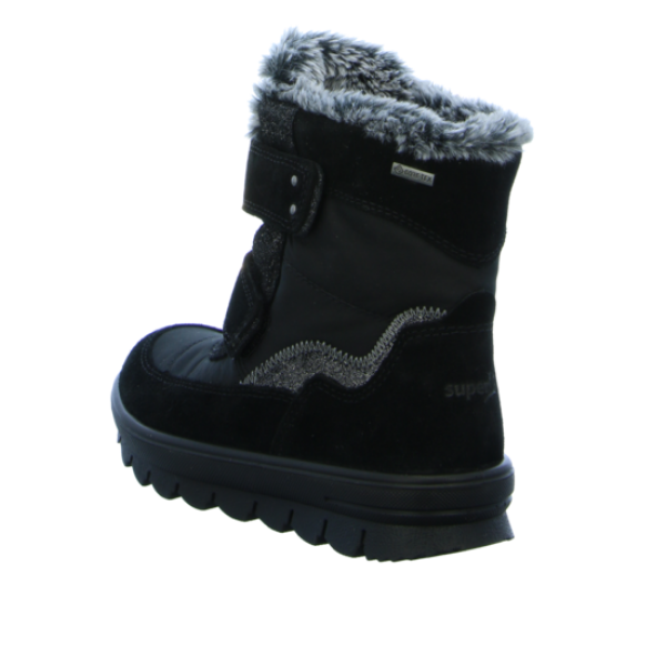 FARBEN: SCHWARZ OBERMATERIAL. RAUHLEDER FUTTER: Warmfutter GORE-TEX WEITE: M